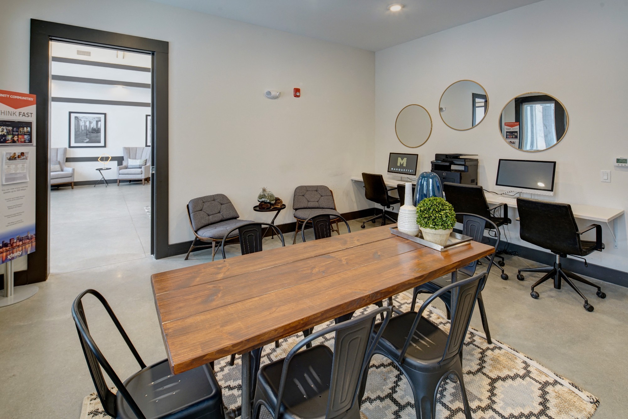 Media Room  at Westmont Village, Westmont, Illinois