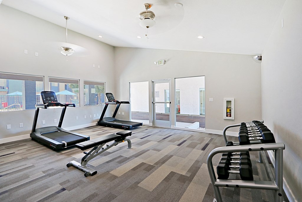 Fitness center area at Summers Point Apartments, Glendale, Arizona