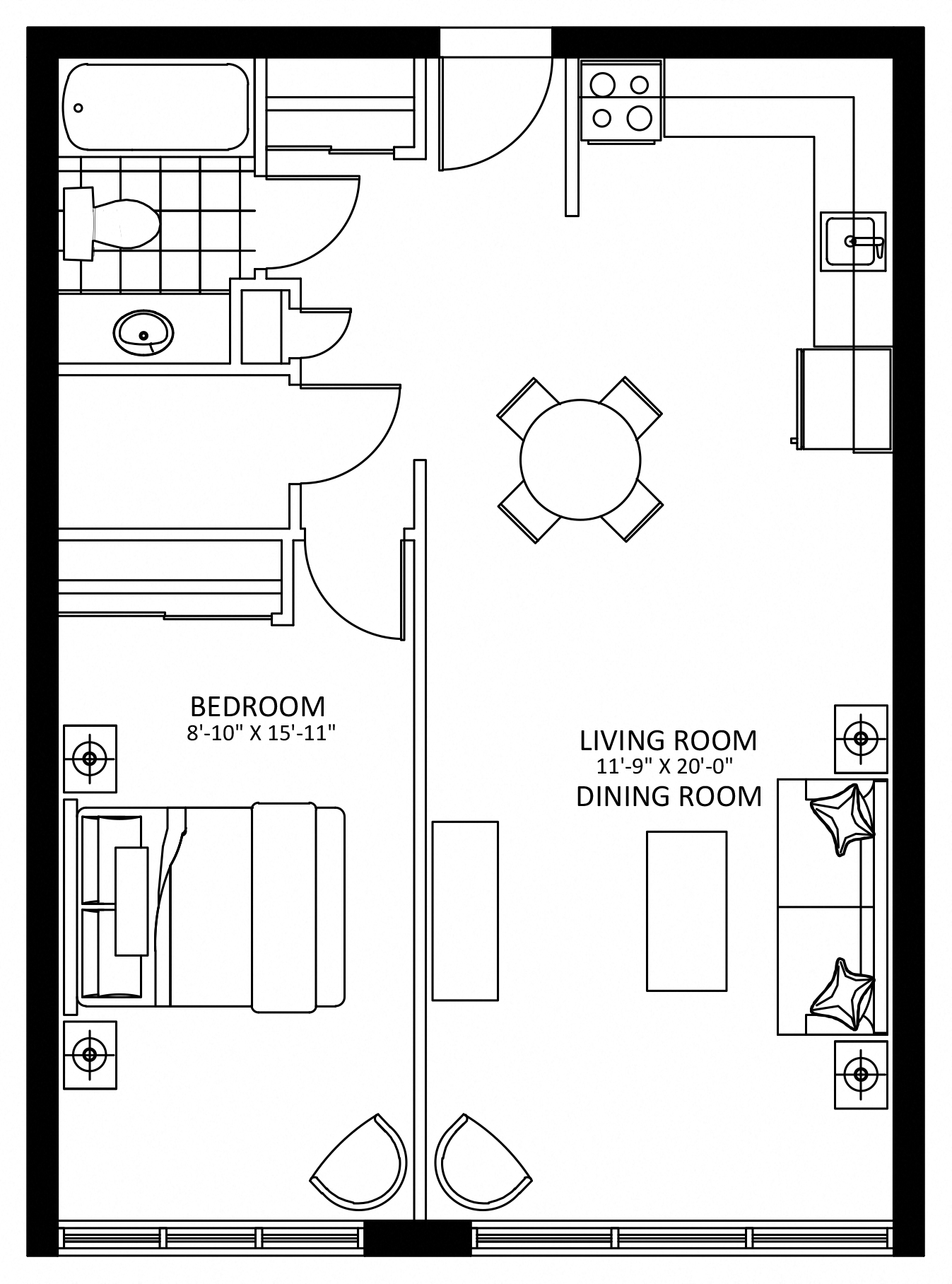 2470 Southvale - 1 Bed Plan C