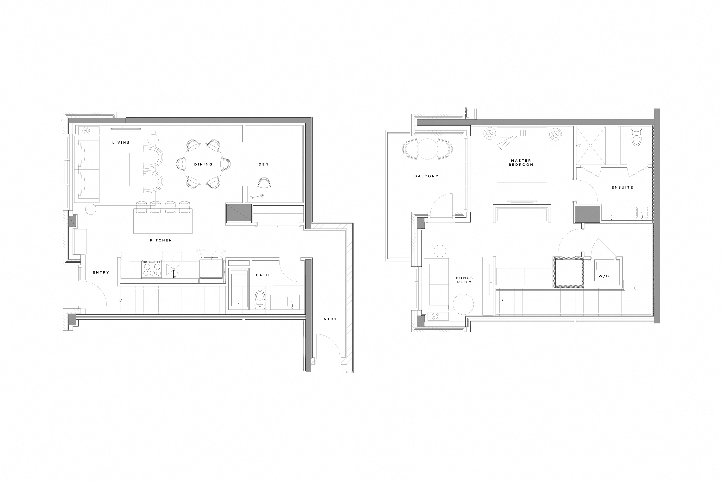 One Bedroom Townhome NW View