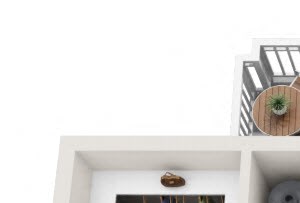 1 bedroom floor plan | Retreat at McAlpine Creek Apartments Charlotte NC