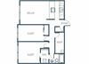 2 Bedroom 1 Bath