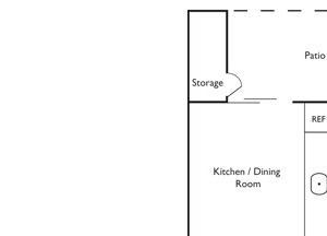 2 Bed 1 Bath Small