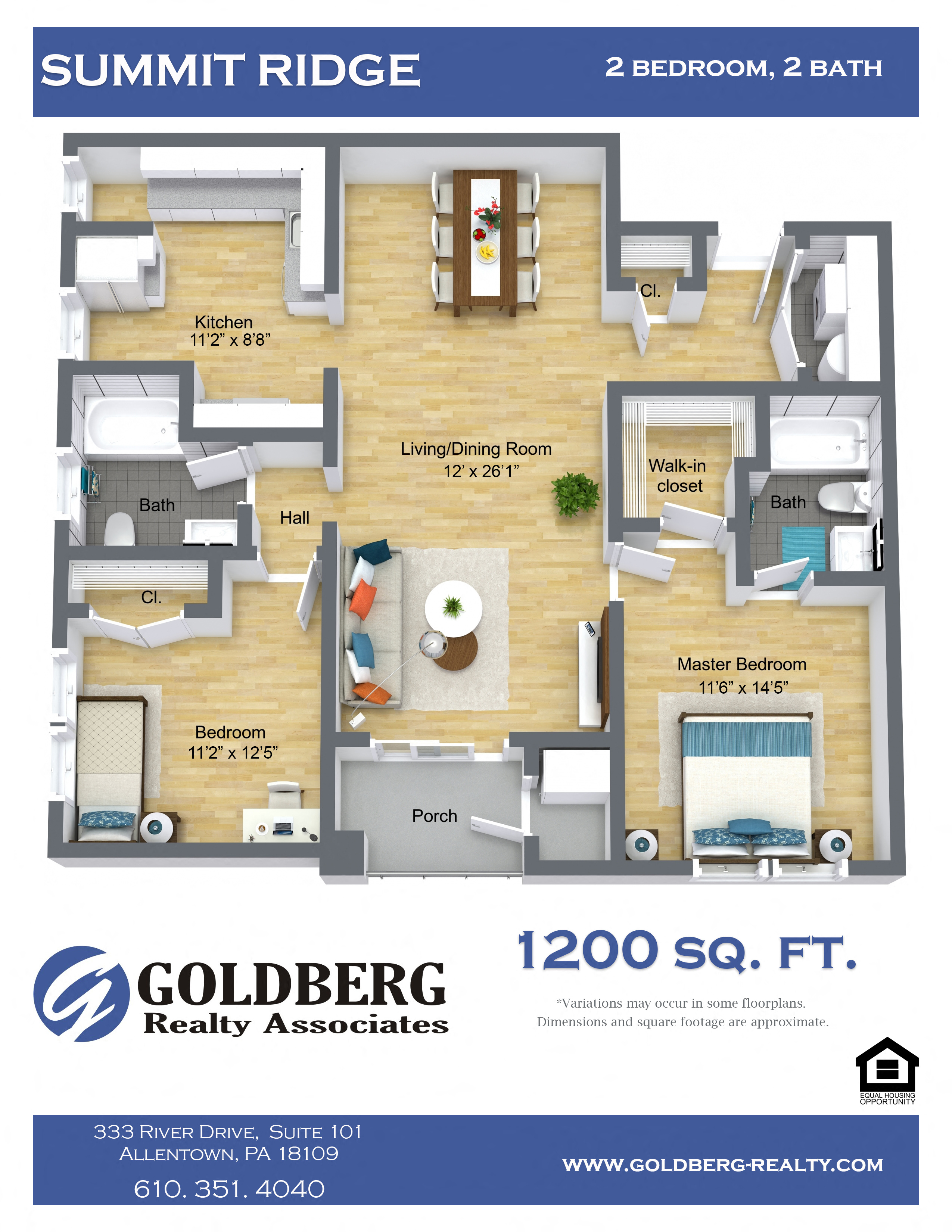 Two Bedroom Large