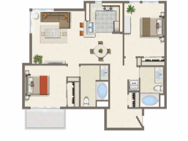 Suite A Floorplan