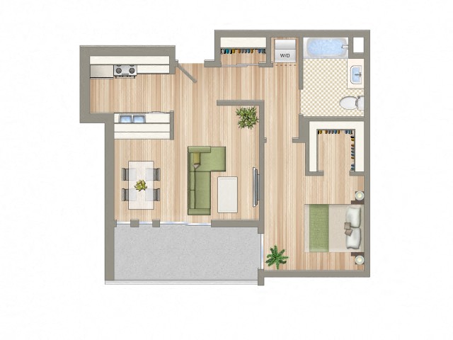 Suite A Floorplan