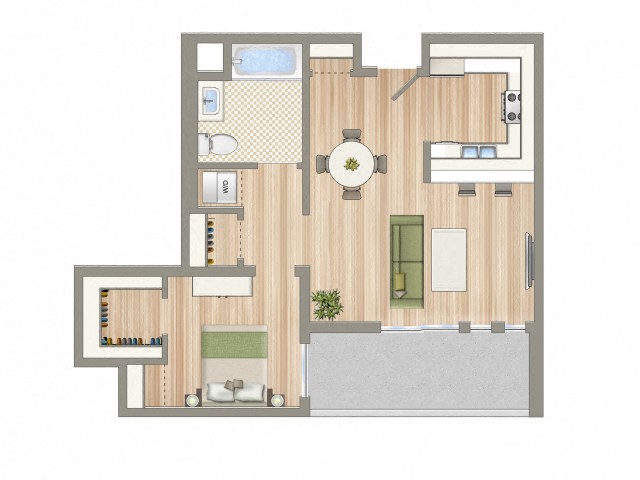 Suite A Floorplan