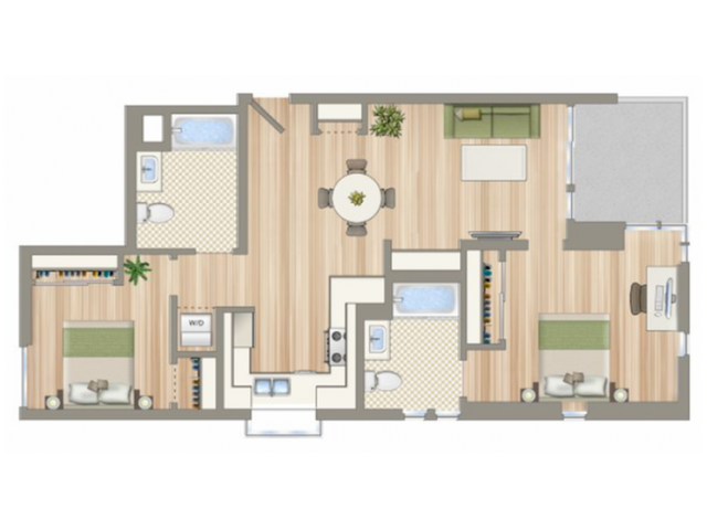Suite A Floorplan