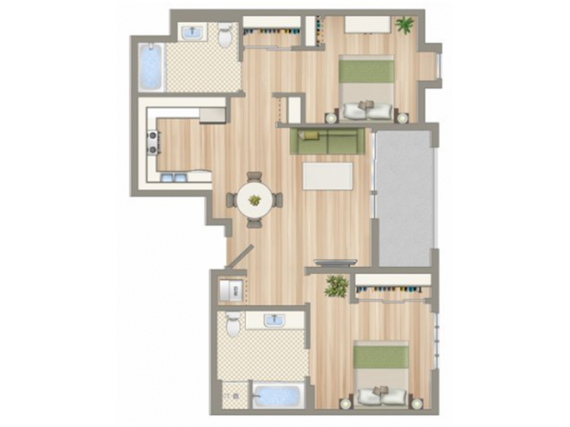 Suite A Floorplan
