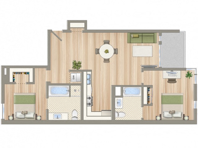 Suite A Floorplan