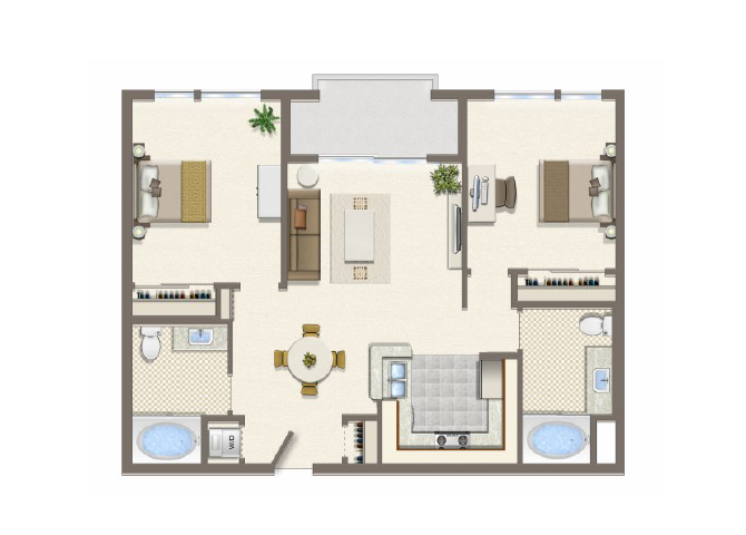 Suite A Floorplan