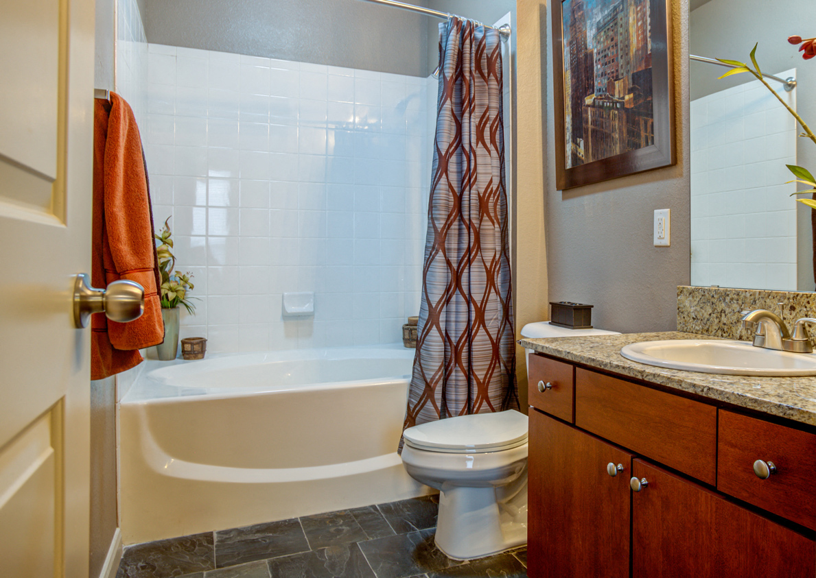 Bathroom at The Ranch at Pinnacle Point Apartments in Rogers, AR