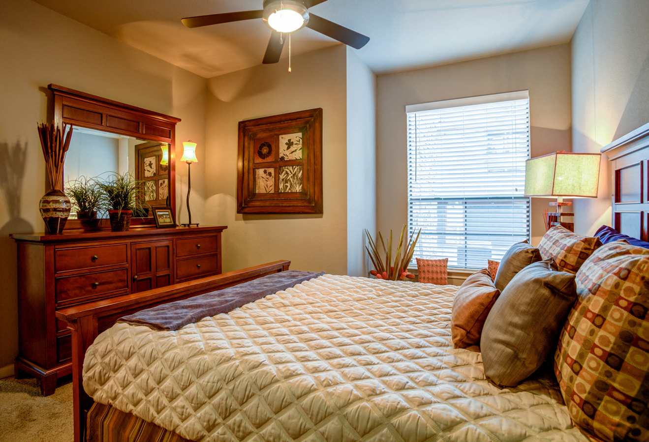 Bedroom at The Ranch at Pinnacle Point Apartments in Rogers, AR