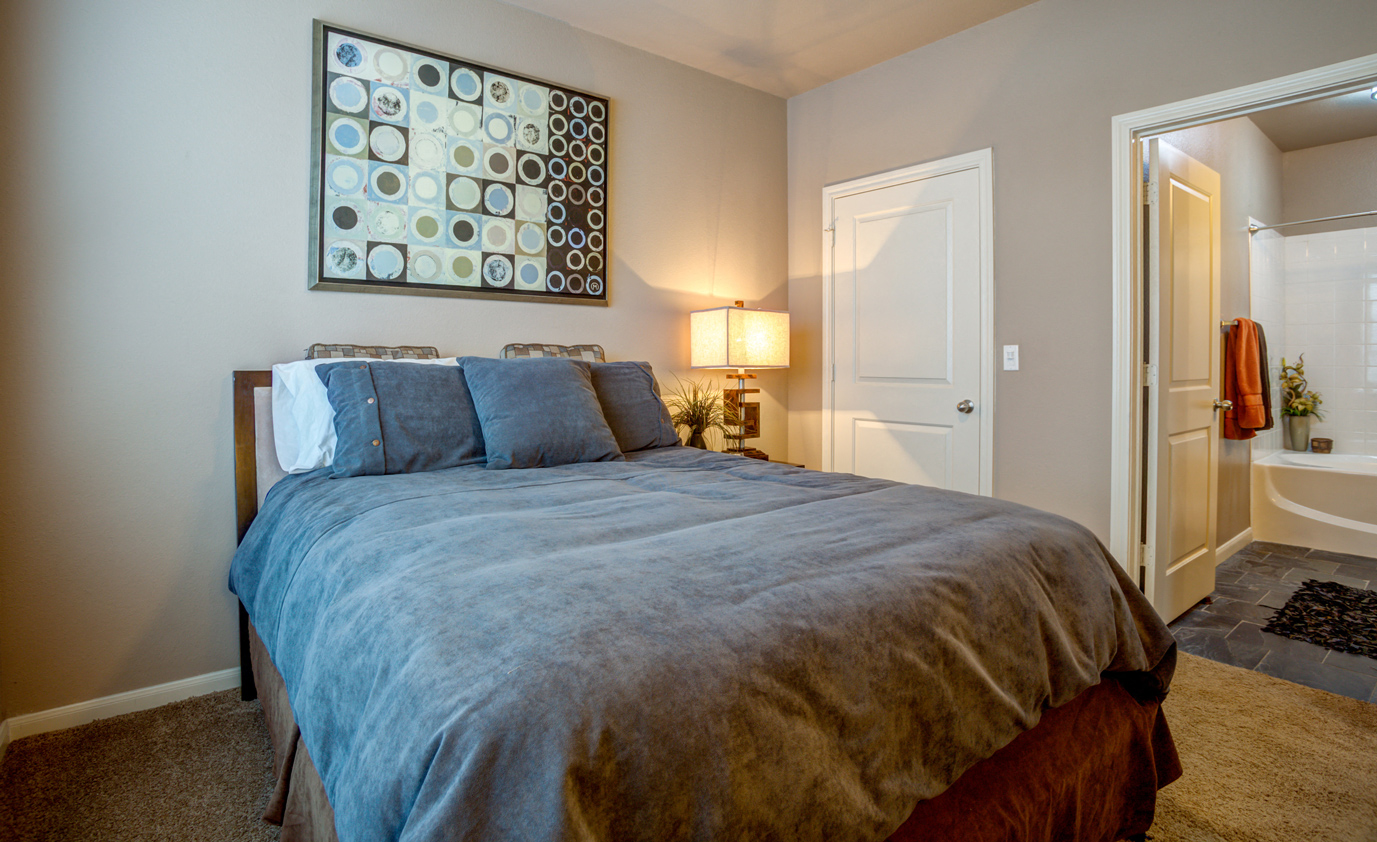 Bedroom at The Ranch at Pinnacle Point Apartments in Rogers, AR