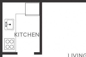 2 Bedroom 1 Bath