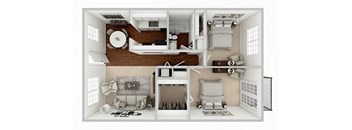 two bedroom apartment floor plan in baton rouge