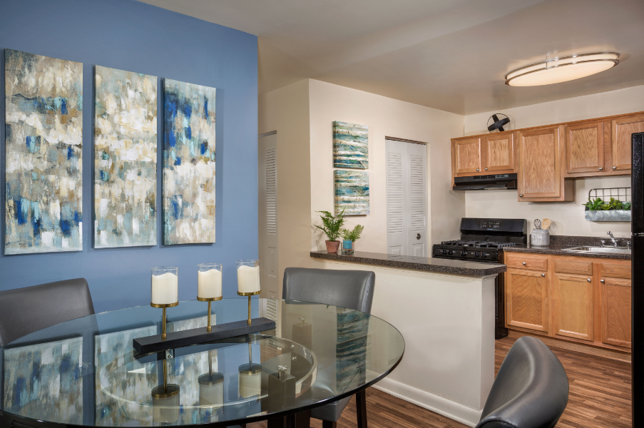 Dining Room at Cheverly Station Apartments, Cheverly, MD 20785