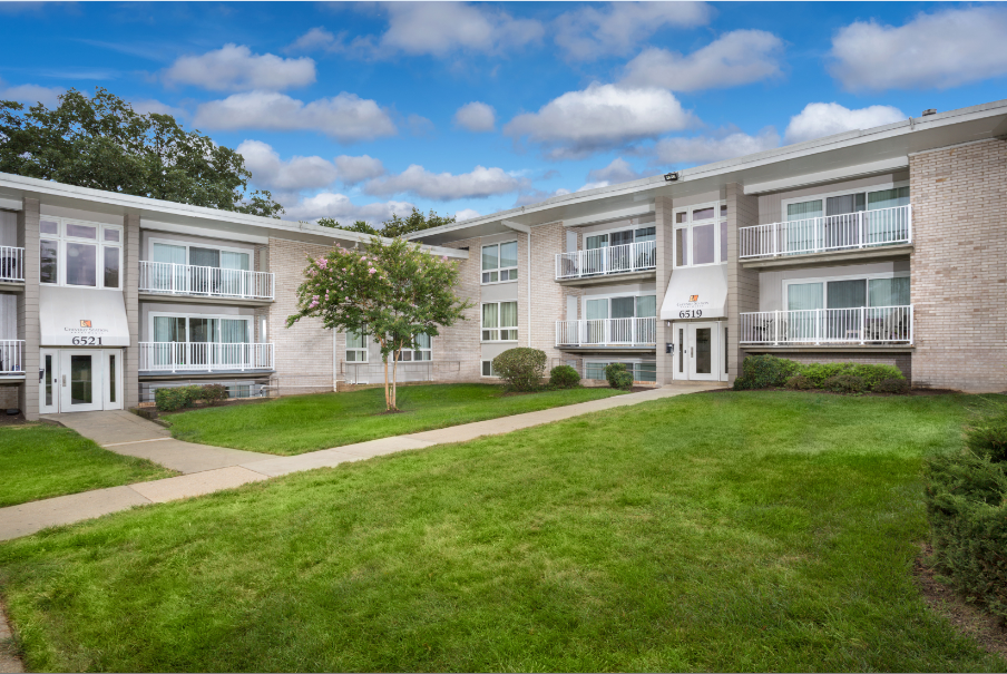Lush Green Outdoor at Cheverly Station Apartments, Cheverly, MD 20785