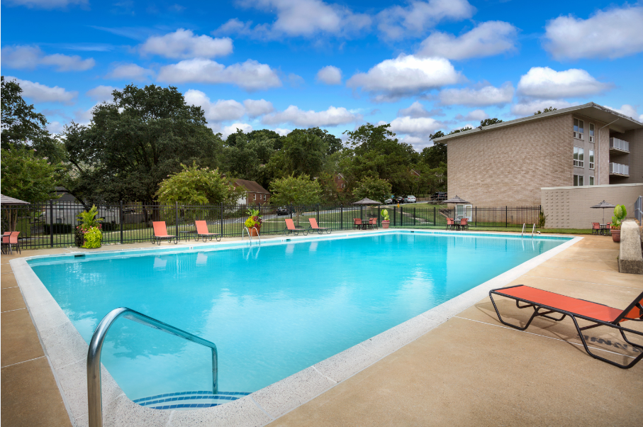 Pool at Cheverly Station Apartments, Cheverly, Maryland
