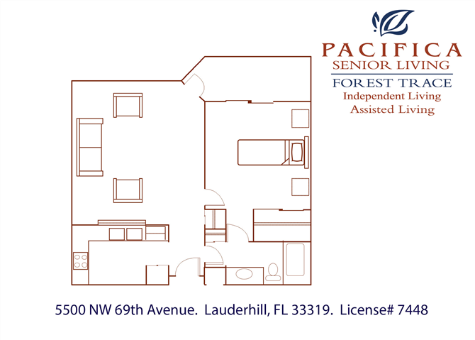 Studio 1 2 Bedroom Senior Apartments Pacifica Forest Trace