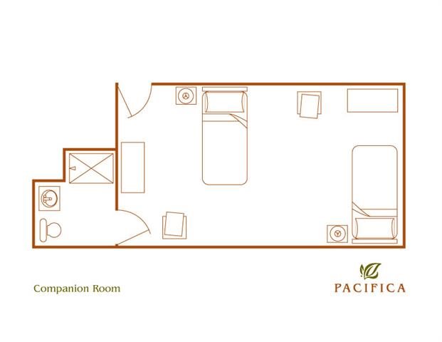 Companion Floor Plan Companion Floor Plan at Pacifica Senior Living Paradise Valley, Paradise Valley, Arizona