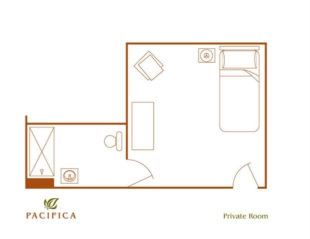 Private Floor Plan Private Floor Plan at Pacifica Senior Living Paradise Valley, Paradise Valley