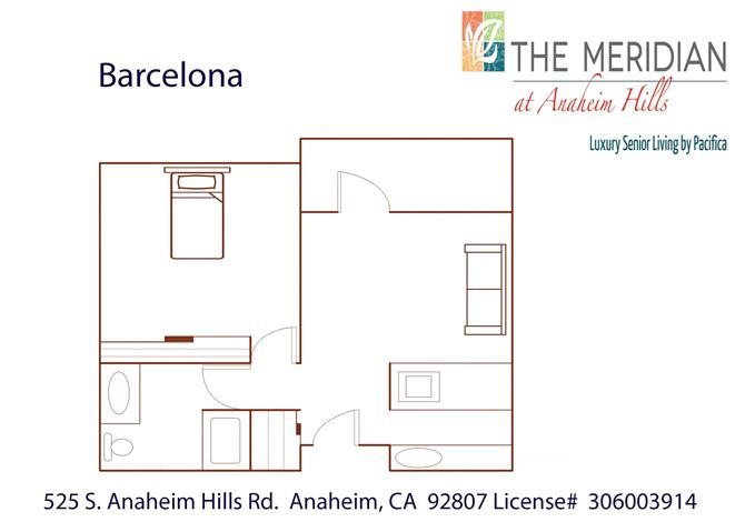Barcelona Floor Plan Barcelona Floor Plan at Meridian at Anaheim Hills, Anaheim Hills
