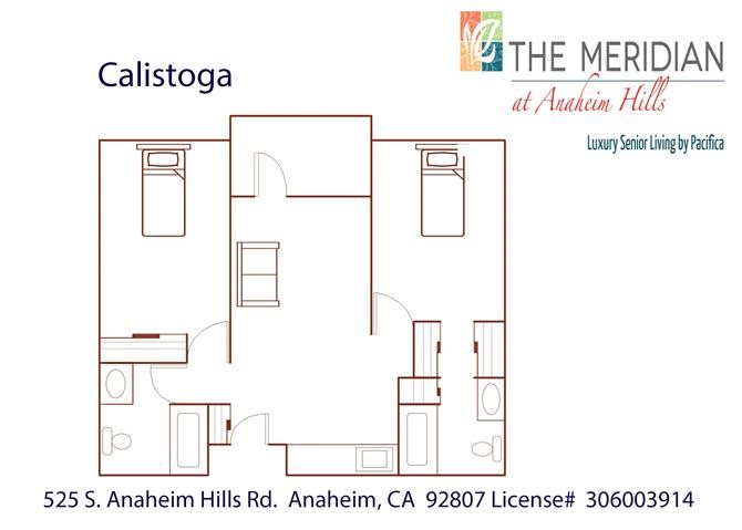 Calistoga Floor Plan Calistoga Floor Plan at Meridian at Anaheim Hills, California