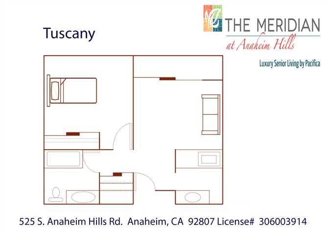 Tuscany Floor Plan Tuscany Floor Plan at Meridian at Anaheim Hills, Anaheim Hills, 92807