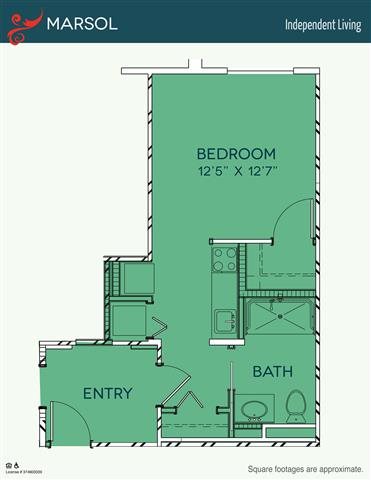 Independent - Marsol Floor Plan Independent - Marsol Floor Plan at The Meridian at Lake San Marcos, San Marcos, CA, 92078