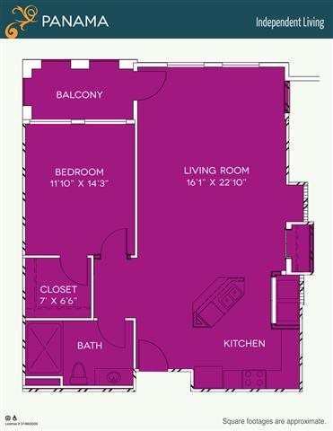 Independent - Panama Floor Plan Independent - Panama Floor Plan at The Meridian at Lake San Marcos, California