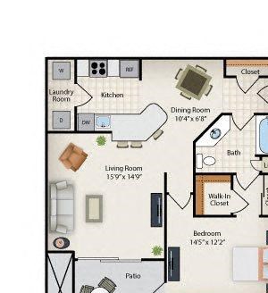 1 BR - Augusta - Gleneagles