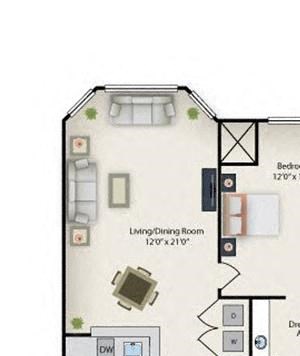 1 BR - Heron - Village Lake