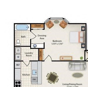 1 BR - Osprey - Village Lake