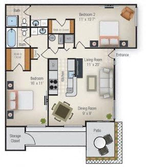 2 BR - Coachmans Landing