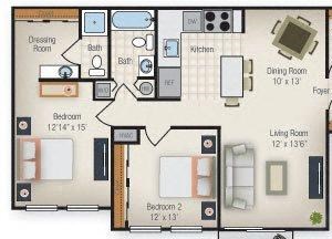 2 BR - Hunters Run
