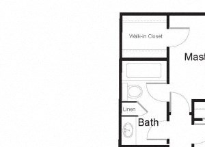 the ficus two bedroom floorplan