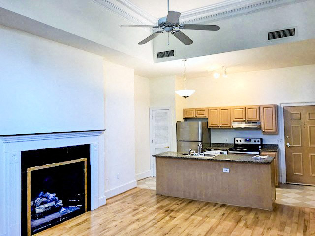 Unit 2F: Living Room & Kitchen