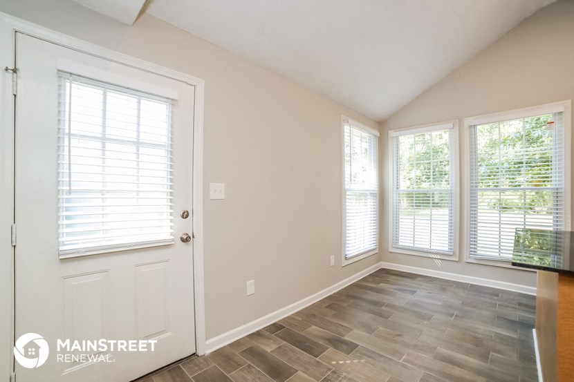 the living room is clean and ready for the guests to use
