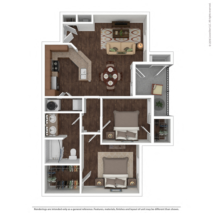 Residence at Gateway Village | Floorplan C