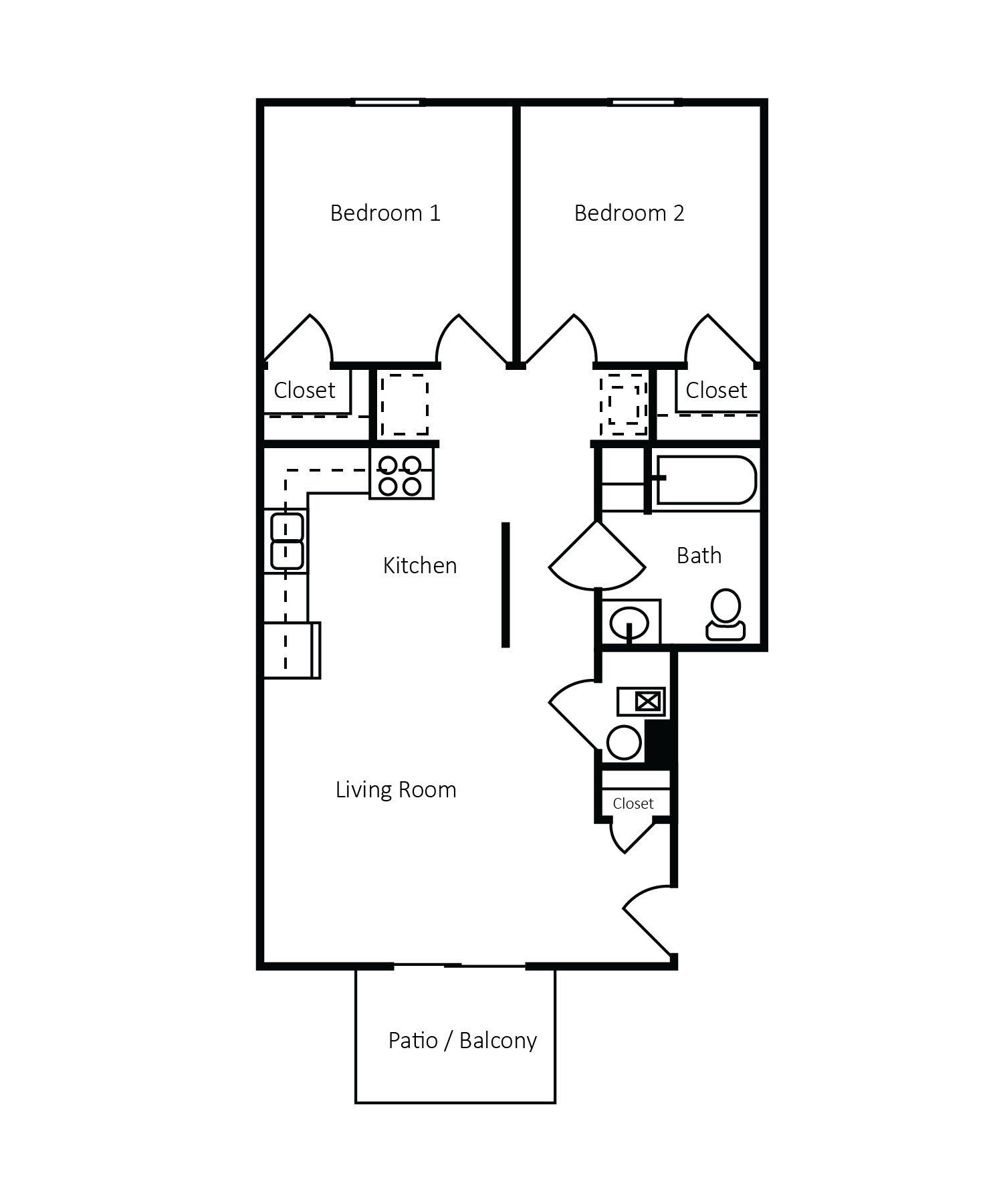 2 Bedroom