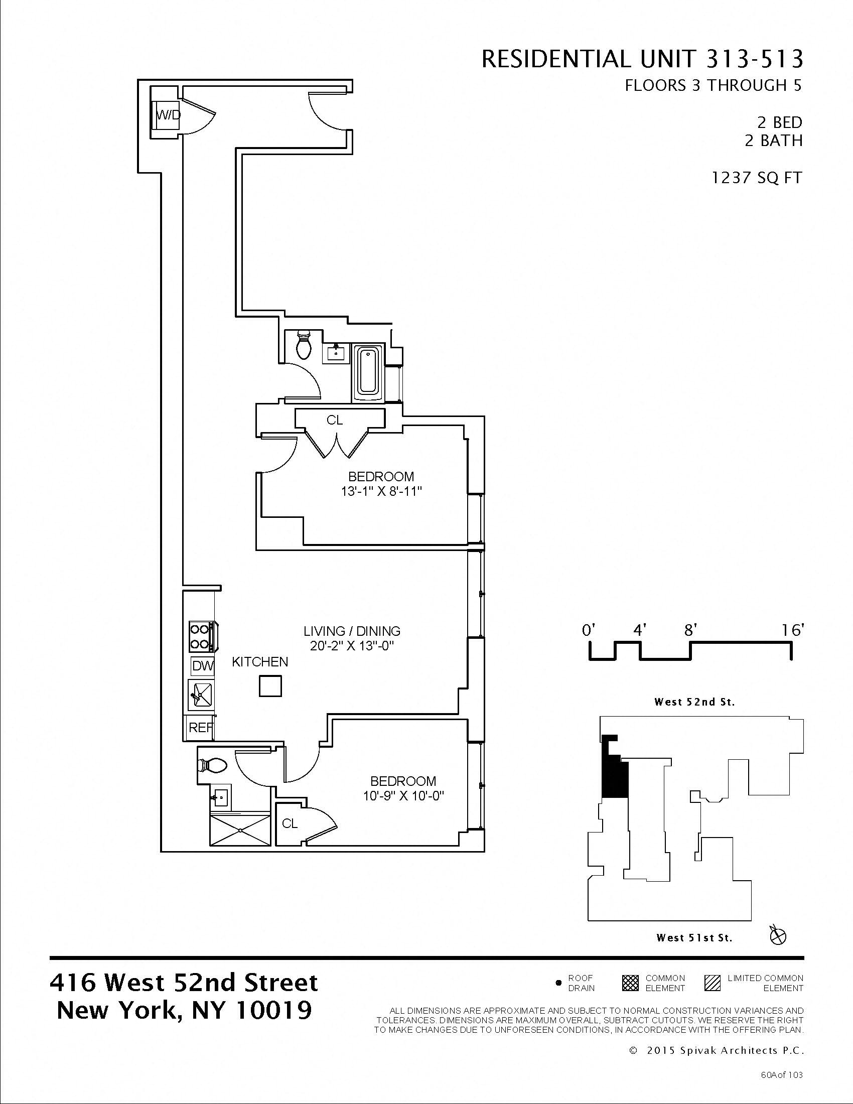 416 West 52nd Street 1-3 Beds Apartment for Rent - Photo Gallery 44