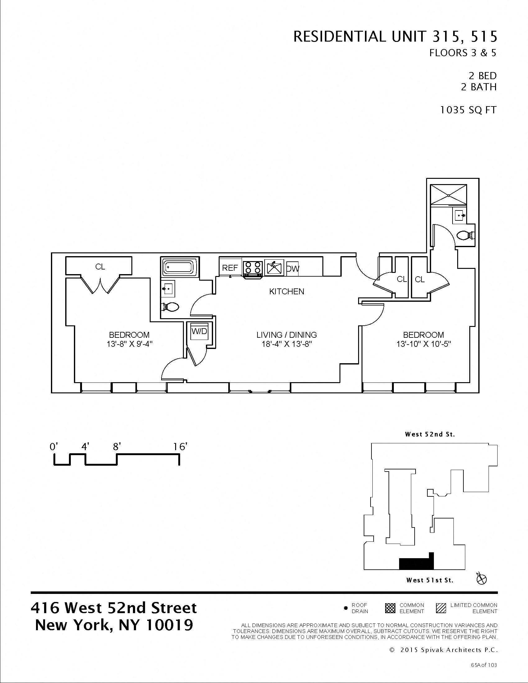 416 West 52nd Street 1-3 Beds Apartment for Rent - Photo Gallery 45