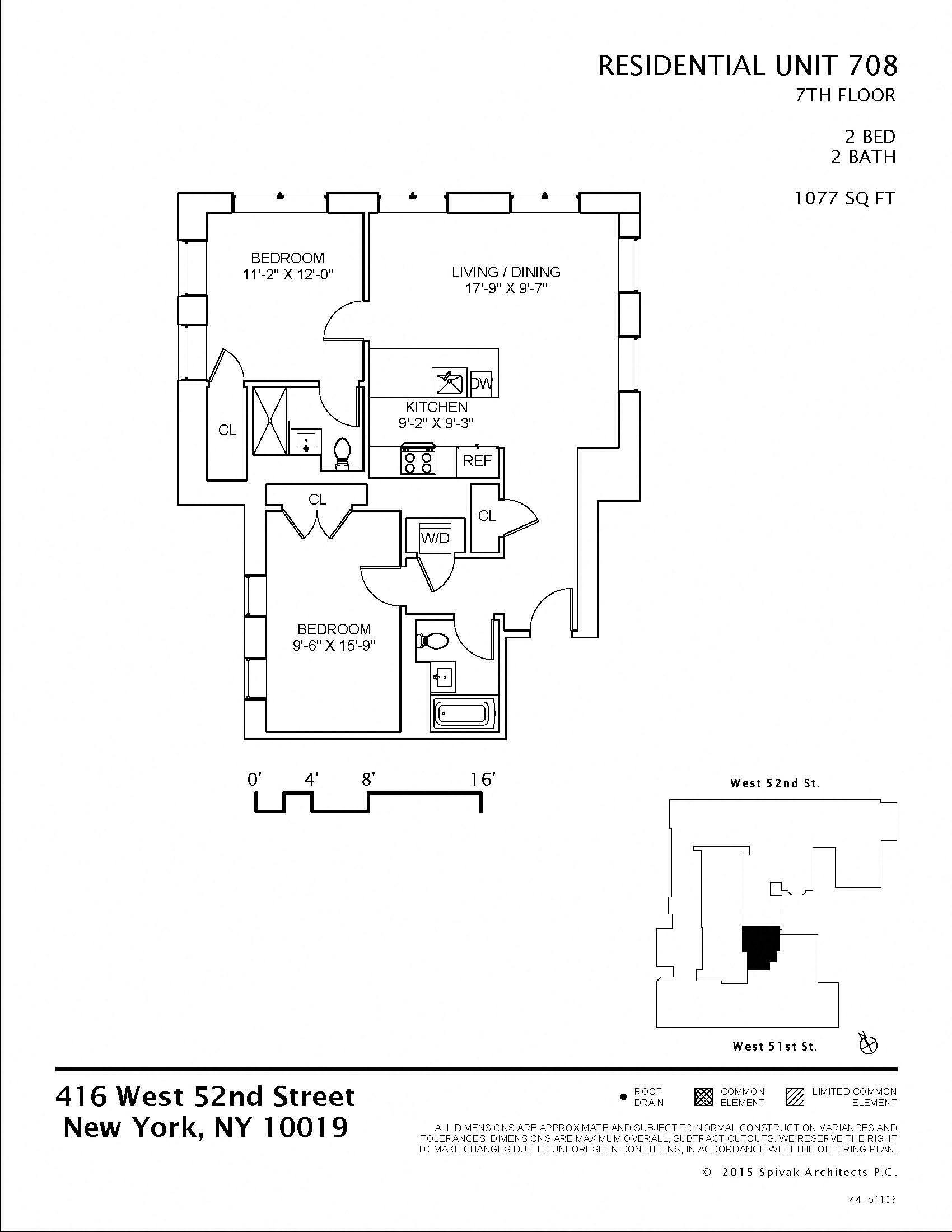 416 West 52nd Street 1-3 Beds Apartment for Rent - Photo Gallery 43