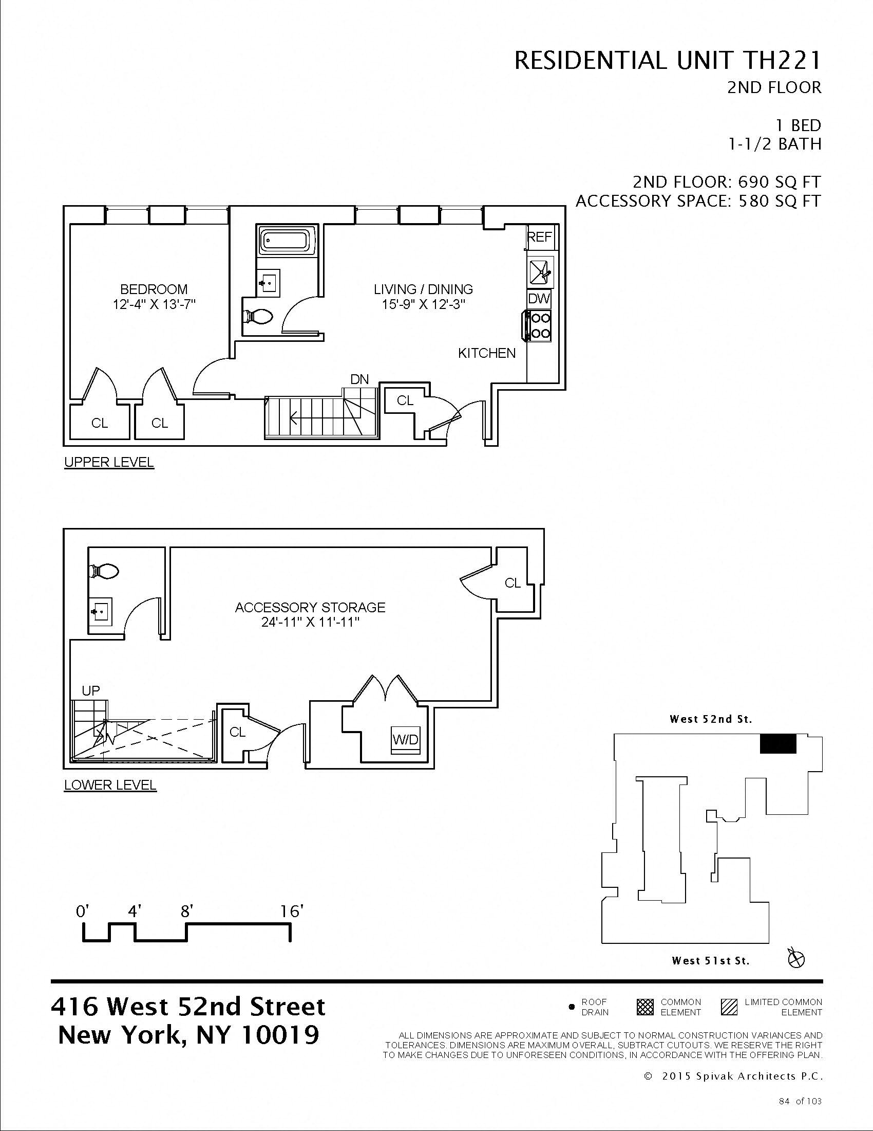 416 West 52nd Street 1-3 Beds Apartment for Rent - Photo Gallery 34