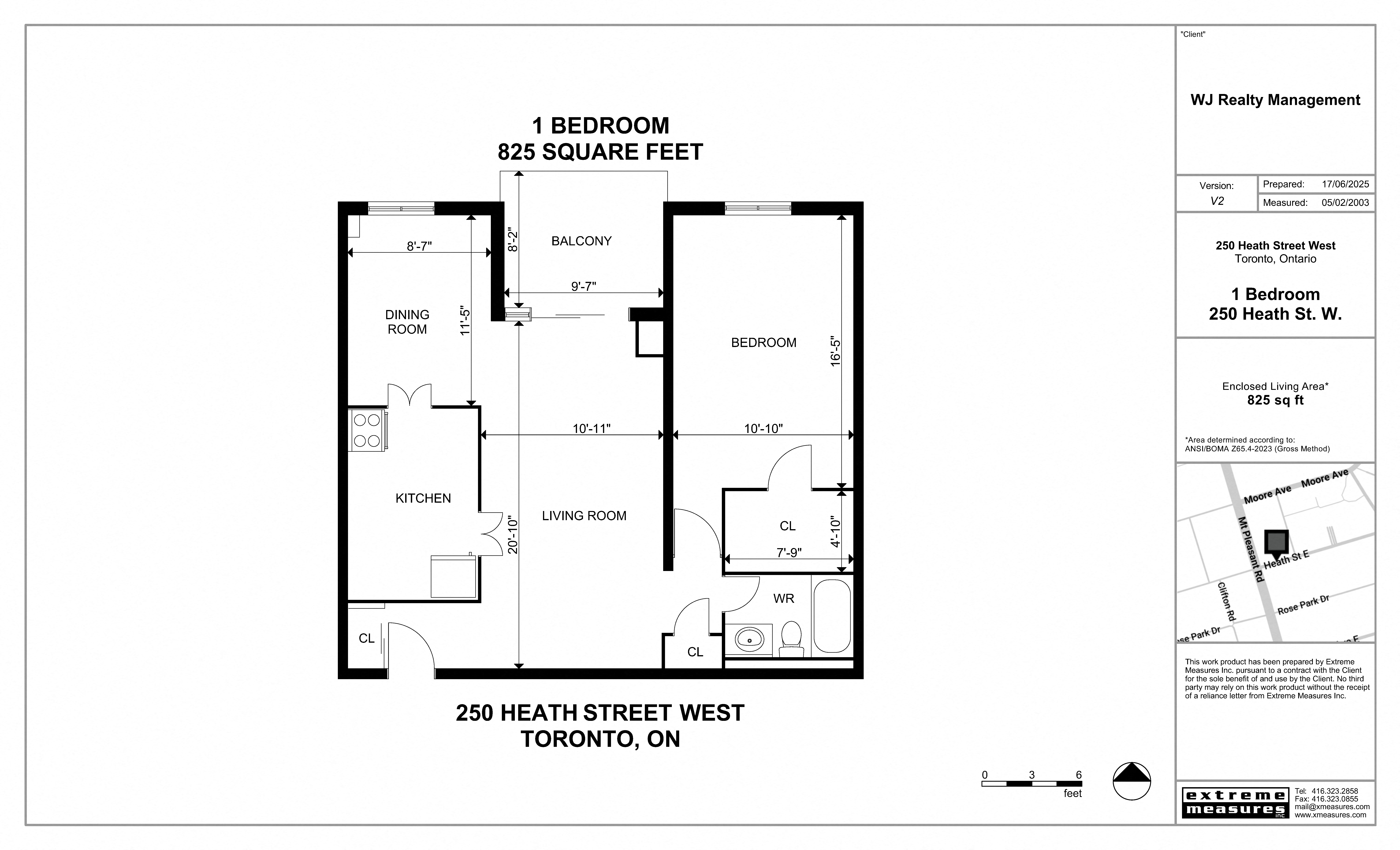 1 Bedroom Floor Plan