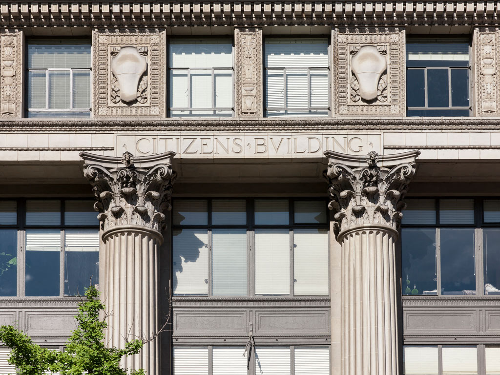 Exterior of The Citizens Apartments in Columbus OH