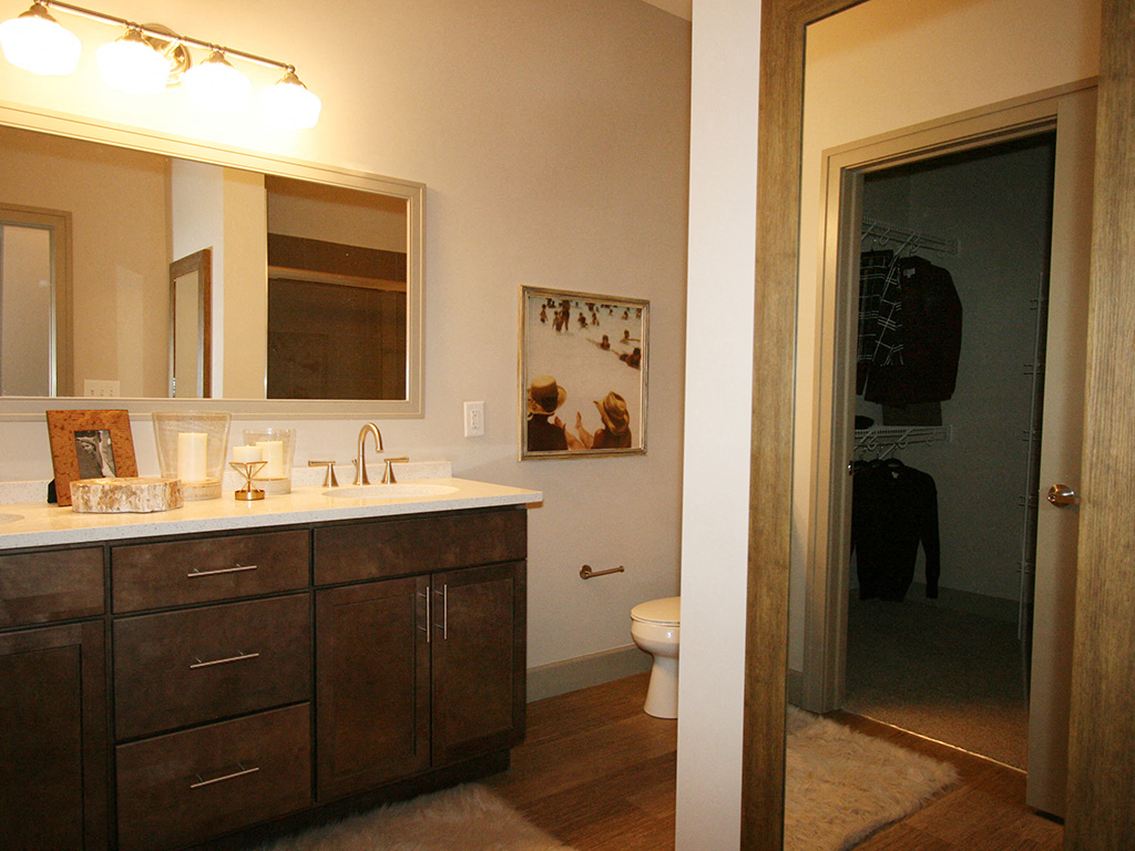 Bathroom at The Citizens Apartments in Columbus OH