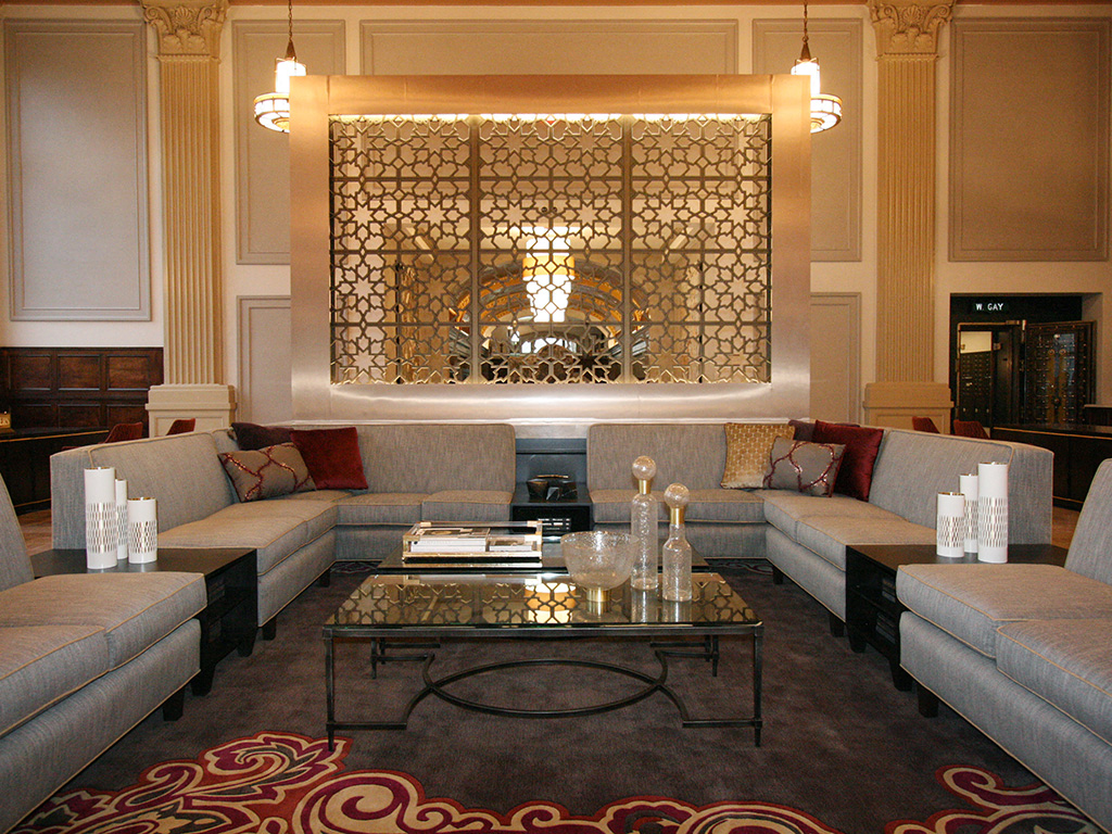 Lobby Seating at The Citizens Apartments in Columbus OH