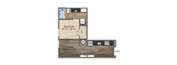 S5-0 Floor Plan at The Nicholas, Ohio, 43215